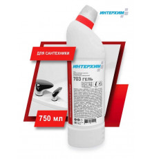 705 LIGHT, 0,75л Гель для регулярной очистки поверхностей  в санитарных помещениях ih00975 Интерхим
