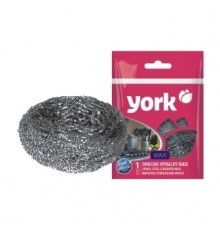 Губка для посуды стальная MAXI спиральная 0201 York