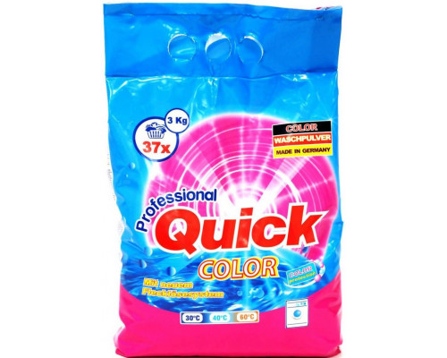 Стиральный порошок  3кг QUICK (37 стирок) автомат