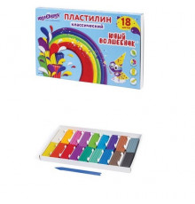 Пластилин 18 цветов ЮНЫЙ ВОЛШЕБНИК Юнландия