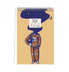 Скетчбук А5  40л на гребене 100гр/м2 "SKETCHBOOK. My Universe" Канц-Эксмо