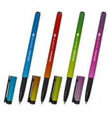 Ручка шариковая 0,5мм soft touch GRADE NEON Brauberg