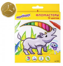 Фломастеры 12цв "ЭКЗОТИКА" Юнландия