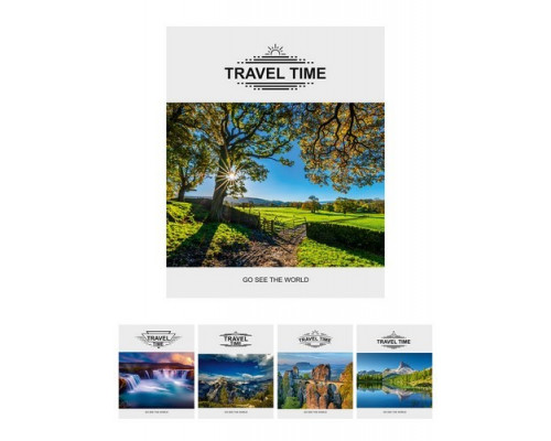 Тетрадь А5 48л линия "Travel Time" Полиграф Принт