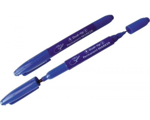 Маркер перм. 0,8-2,2мм двухсторонний конусообразный "Sharpie Twin Tip" Спейс
