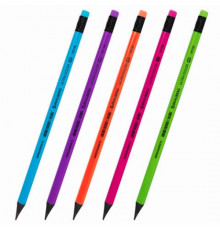 Карандаш ч/г HB с ластиком ULTRA COLOR Brauberg
