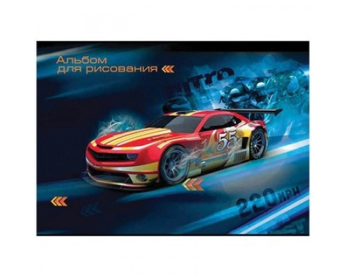 Альбом для рисования 12л "Авто. Nitro speed" Спейс