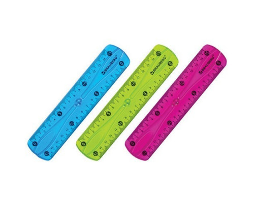Линейка 15см гибкая FLEX Brauberg