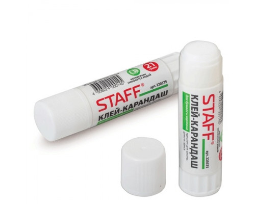 Клей-карандаш 21г Staff