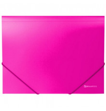 Папка на резинке А4 500мкм Neon Brauberg