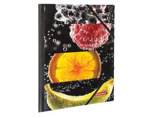 Папка на резинке А4 500мкм FRESH ZONE Brauberg