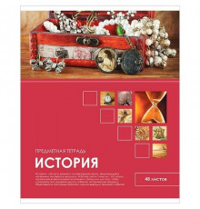 Тетрадь предметная А5 48л История "Учись ярко!" Спейс