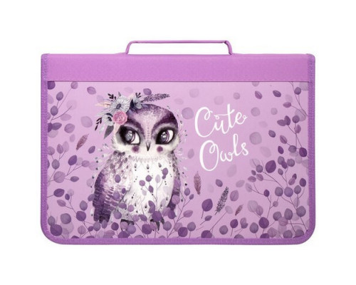 Папка для труда 1 отделение А4 "Cute Owls" Brauberg