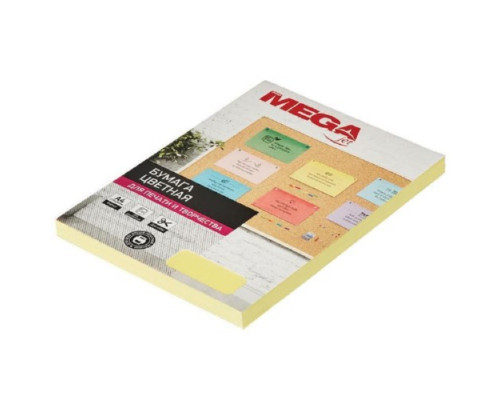 Бумага цветная А4 80г/м2 100л ProMEGA