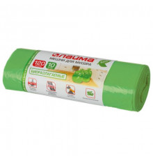 Мешки для мусора 120л 10шт биоразлагаемые LAIMA