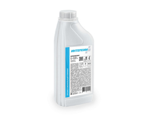 Концентрат U-Gel, 1л Гель-концентрат универсального средства очистки kn00110 Интерхим