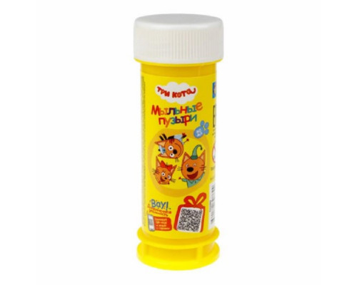 Мыльные пузыри Три кота 60 мл 1toy